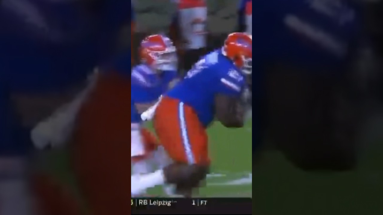 Florida defensive tackle Desmond Watson gets a first down! #collegefootball